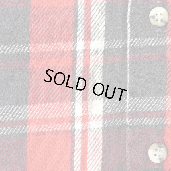 画像4: 90's FIVE BROTHER ヘビーネルシャツ "RED Plaid" (4)