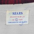 画像2: 60's Sears オープンカラー ウールシャツ “BLACK×RED Plaid” (2)