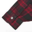 画像4: 60's Sears オープンカラー ウールシャツ “BLACK×RED Plaid” (4)