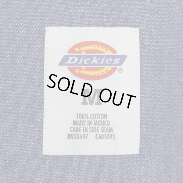 画像2: 00's Dickies S/S デニムボタンダウンシャツ "DEADSTOCK" (2)