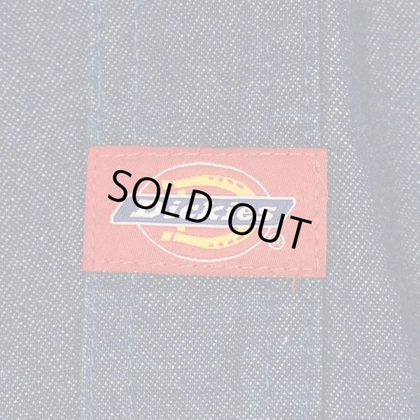 画像3: 00's Dickies S/S デニムボタンダウンシャツ "DEADSTOCK" (3)
