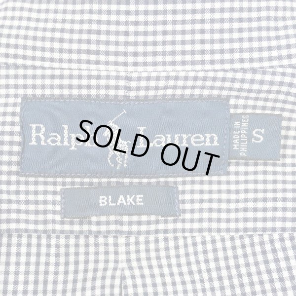 画像2: 90's Polo Ralph Lauren ギンガムチェック柄 ボタンダウンシャツ "BLAKE" (2)