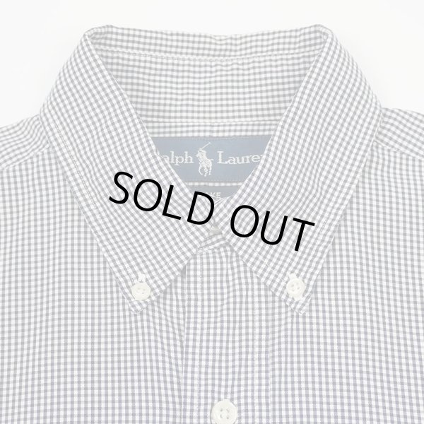 画像4: 90's Polo Ralph Lauren ギンガムチェック柄 ボタンダウンシャツ "BLAKE" (4)
