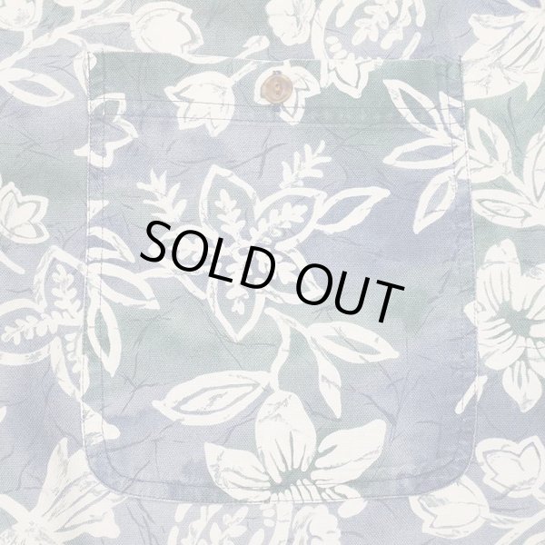 画像4: 90's CHAPS RALPH LAUREN 総柄 S/S ボタンダウンシャツ (4)