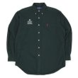 画像1: 90's Polo Ralph Lauren ボタンダウンシャツ "BLAKE / FADE BLACK" (1)
