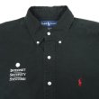 画像3: 90's Polo Ralph Lauren ボタンダウンシャツ "BLAKE / FADE BLACK" (3)