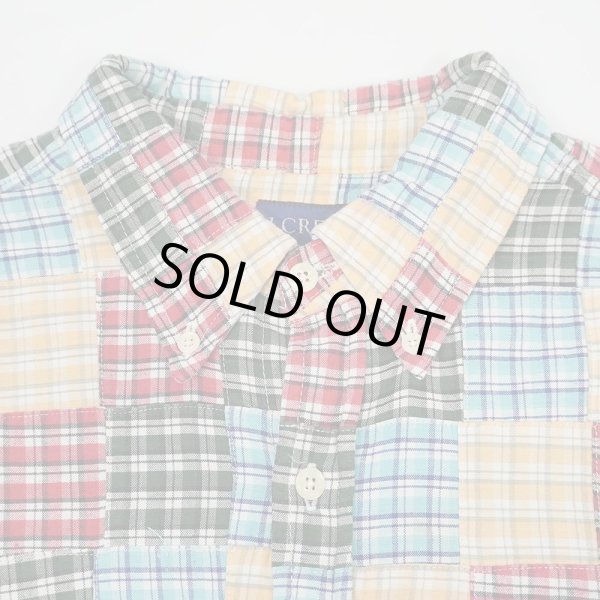 画像3: 00's J.CREW パッチワーク ボタンダウンシャツ (3)
