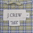 画像2: Early 00's J.CREW S/S シアサッカー ボタンダウンシャツ (2)