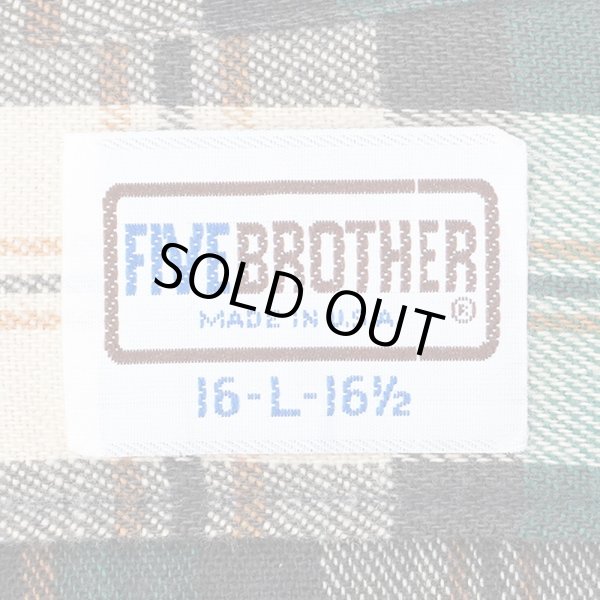 画像2: 70's FIVE BROTHER ヘビーネルシャツ “MADE IN USA” (2)