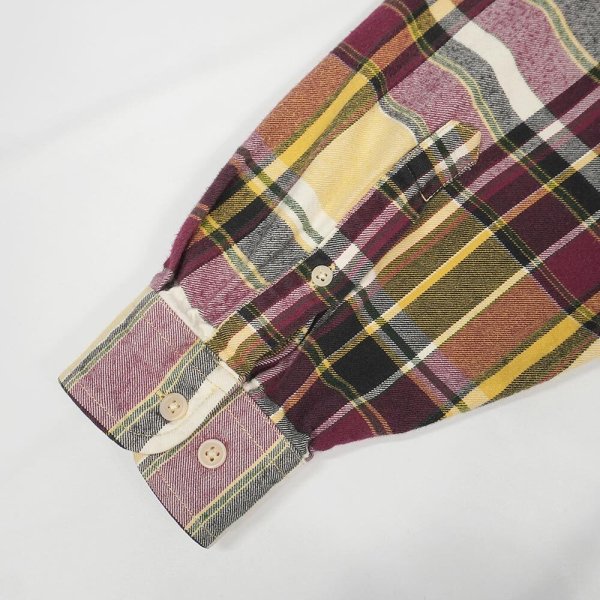 画像4: 90's Eddie Bauer フランネル ボタンダウンシャツ (4)