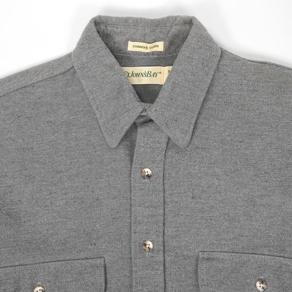 画像3: 80-90's ST JOHN’S BAY シャモアクロス ワークシャツ "MADE IN USA" (3)