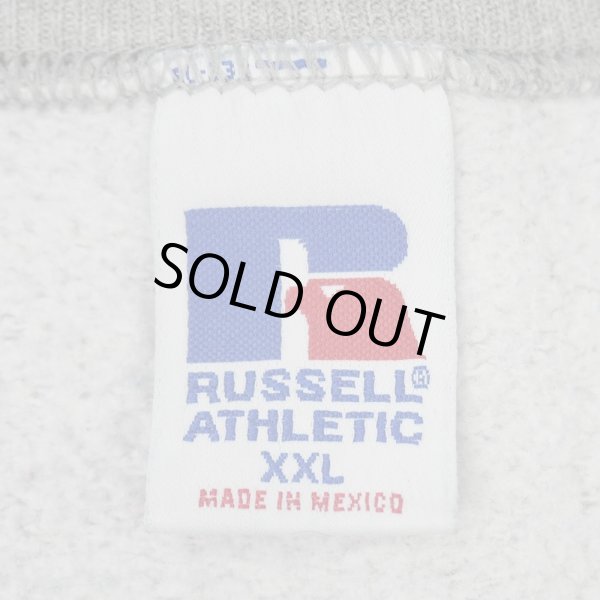 画像2: 90-00's RUSSELL 前V ブランクスウェット "GRAY / sizeXXL" (2)