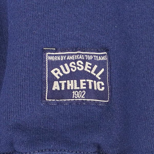画像4: 90's RUSSELL リブライン ヘンリーネック スウェット "MADE IN USA / sixeXXL" (4)