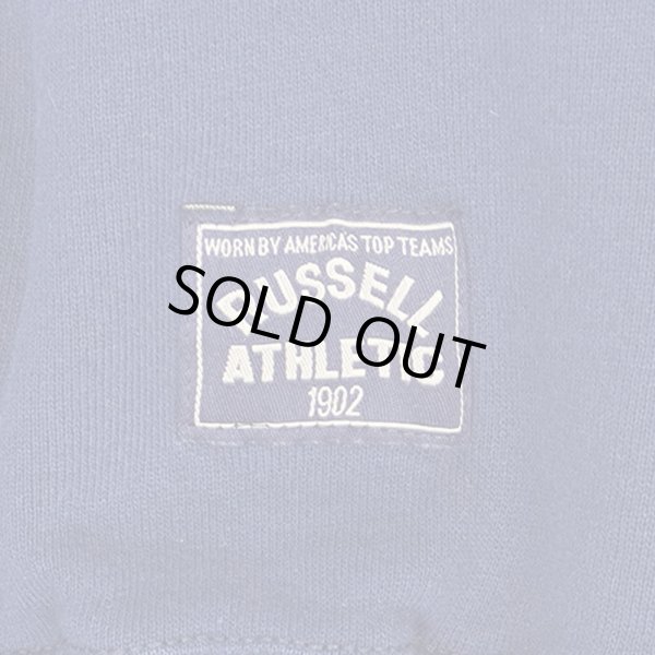 画像4: 90's RUSSELL リブライン ヘンリーネック スウェット "MADE IN USA / sixeXXL" (4)