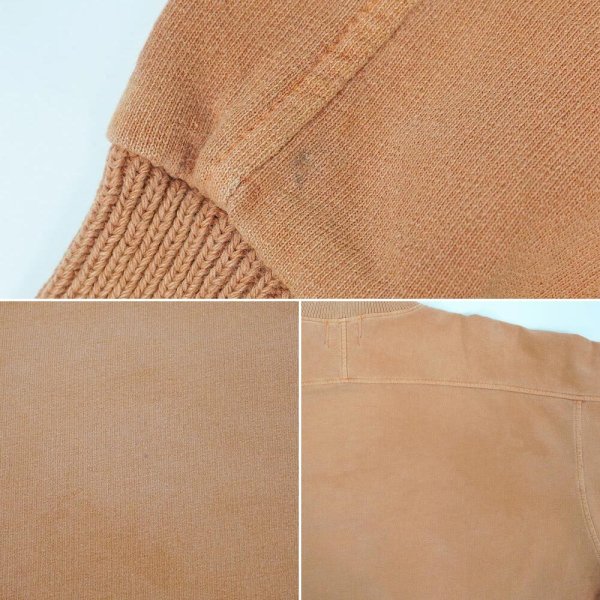 画像3: 90's STEEL BRIDGE ハーフジップスウェット "APRICOT / MADE IN USA / DEADSTOCK" (3)