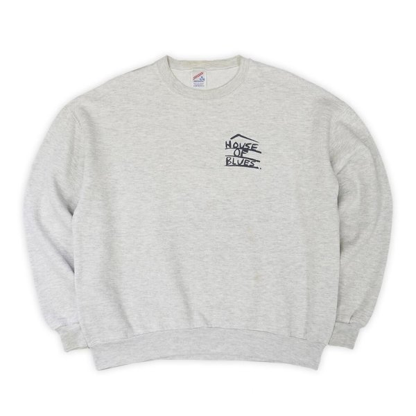 画像2: 90's HOUSE OF BLUES 両面プリントスウェット "MADE IN USA / JERZEES body" (2)