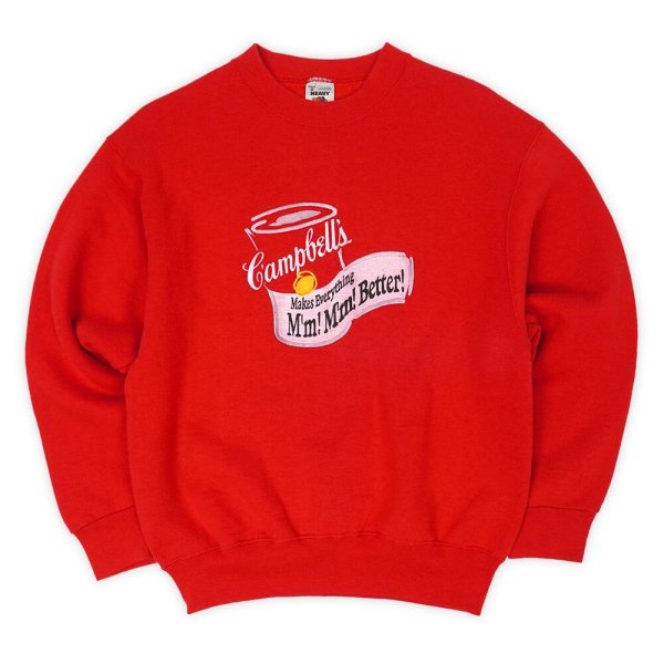 画像1: 90's Campbell 刺繍スウェット "MADE IN USA" (1)
