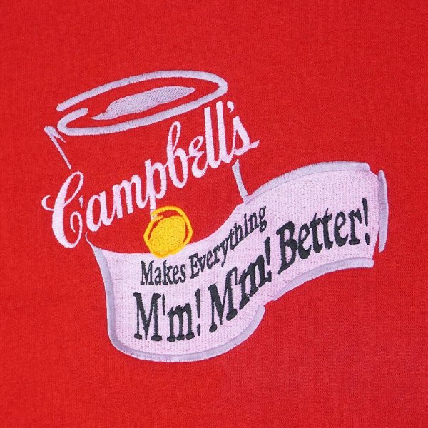 画像3: 90's Campbell 刺繍スウェット "MADE IN USA" (3)