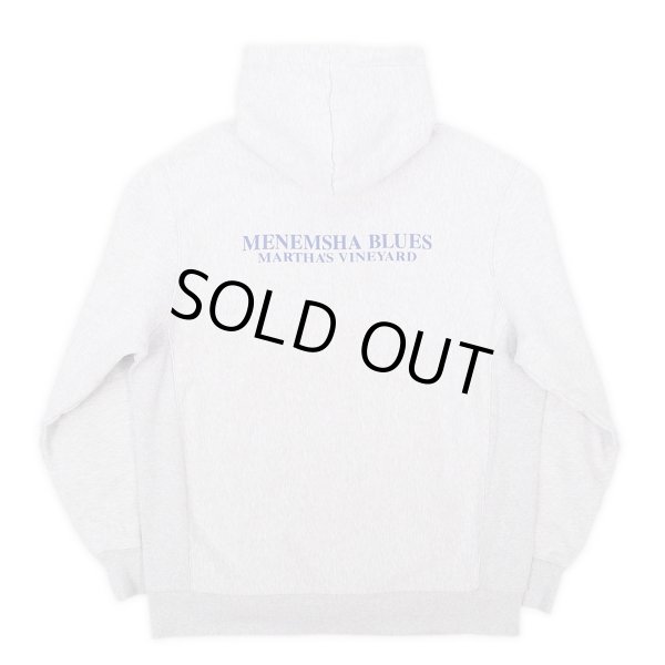 画像2: 00's MENEMSHA BLUES リバースウィーブタイプ スウェットパーカー (2)