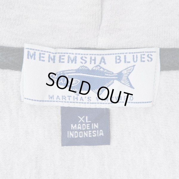 画像3: 00's MENEMSHA BLUES リバースウィーブタイプ スウェットパーカー (3)