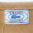 画像2: 80's IZOD LACOSTE Vネック アクリルニット (2)