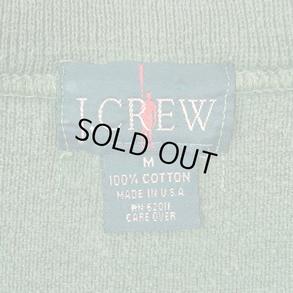 画像2: 90's J.CREW モックネック コットンニット "MADE IN USA" (2)