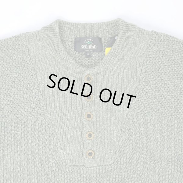 画像3: 90's RED HEAD コットンジープニット (3)