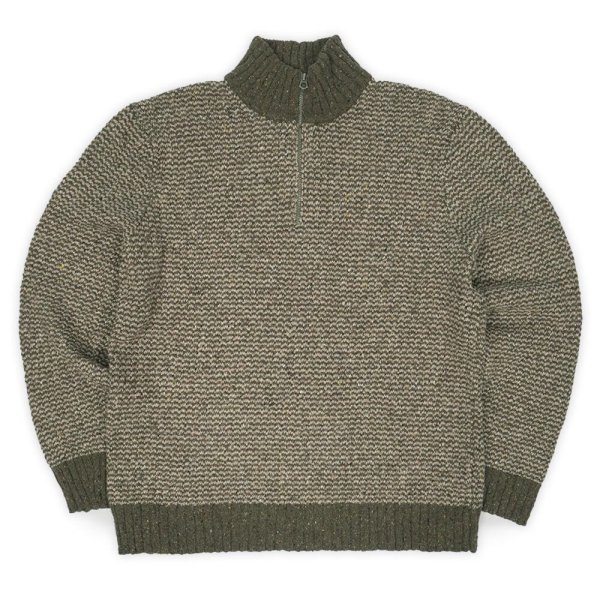 画像1: 00's OLD GAP ハーフジップ ウールニット (1)