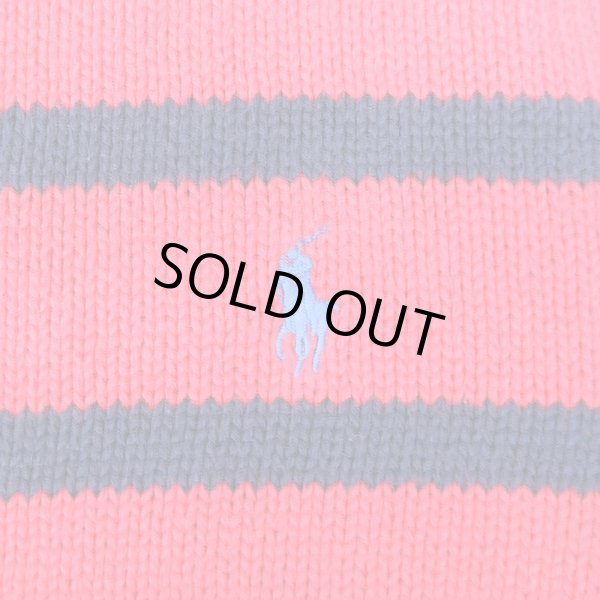 画像3: 90's Polo Ralph Lauren ボーダー柄 コットンニット (3)