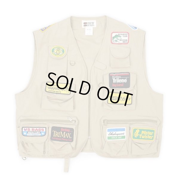 画像1: 80-90's STREAM DESIGNS フィッシングベスト "Full Patch Custom" (1)