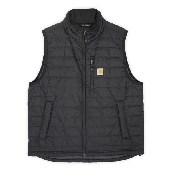 画像1: 00's Carhartt ギリアムベスト "BLACK" (1)