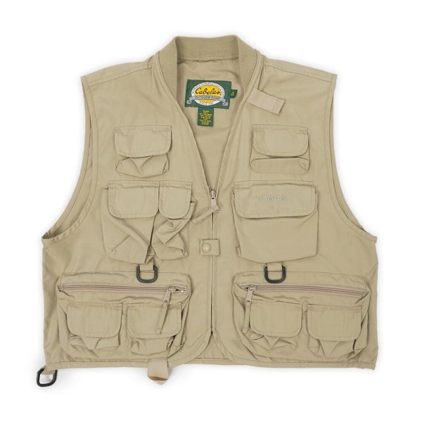 画像1: 00's Cabela's フィッシングベスト (1)