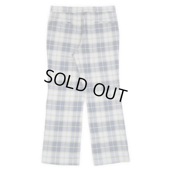 画像2: 70's CORBIN タータンチェック柄 ウールパンツ (2)