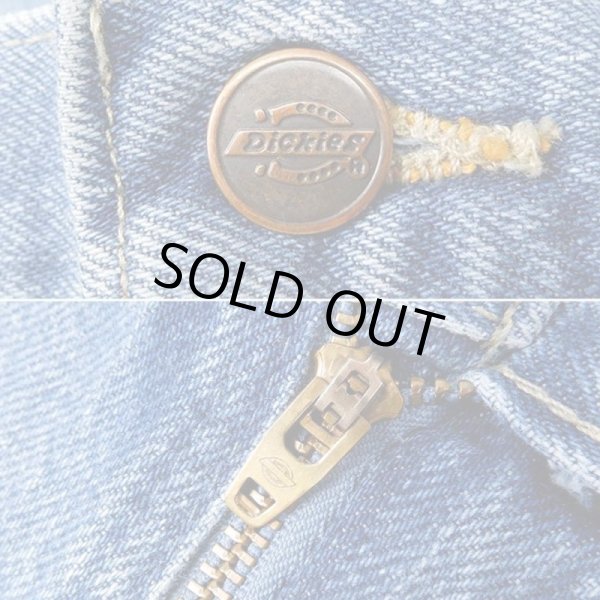 画像5: 00's Dickies ダブルニー デニムワークパンツ "Ｗ34 L30" (5)