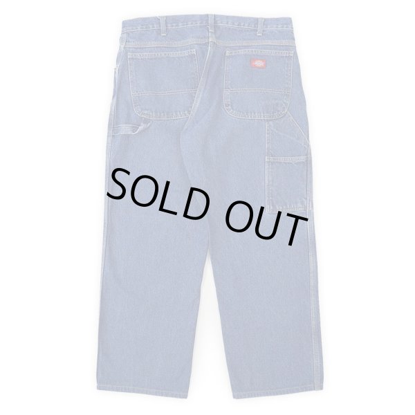 画像2: 00's Dickies デニムペインターパンツ "実寸W36 L28" (2)