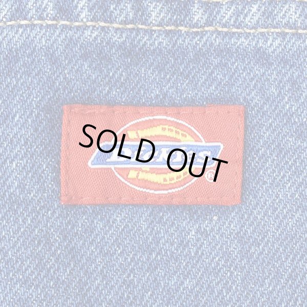 画像3: 00's Dickies デニムペインターパンツ "実寸W36 L28" (3)