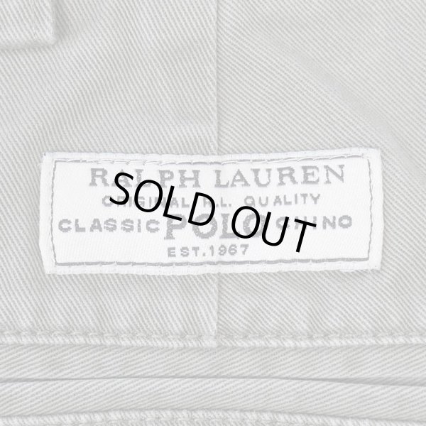 画像4: 00's Polo Ralph Lauren 2タック チノトラウザー "ANDREW PANT / Light OLIVE" (4)