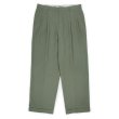 画像1: 00's SLATES 2タック スラックス "OLIVE / W34 L29" (1)