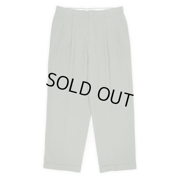 画像1: 00's SLATES 2タック スラックス "OLIVE / W34 L29" (1)