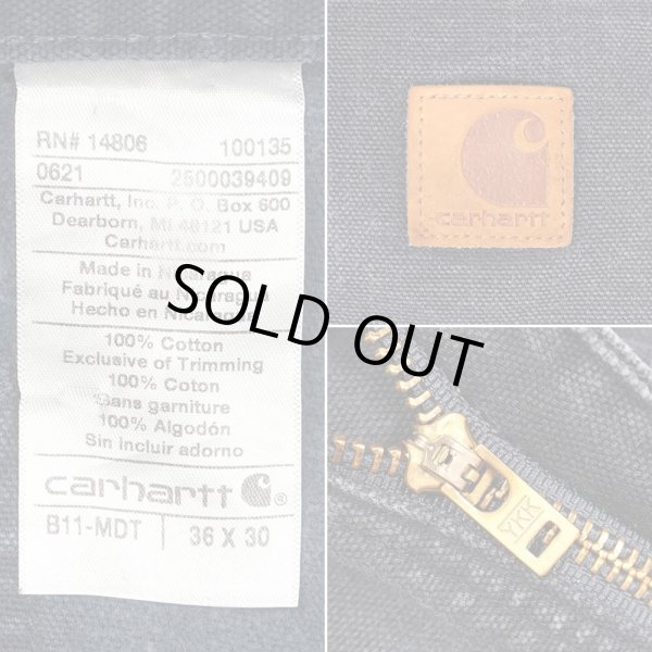 画像3: 00's Carhartt ダックペインターパンツ "B11 MDT / W36 L30" (3)