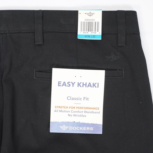画像3: 00's DOCKERS ノータック チノトラウザー "DEADSTOCK / BLACK" (3)