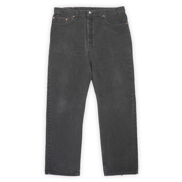 画像1: Early 00's Levi's 505 ブラックデニムパンツ "MADE IN USA / W38 L32" (1)
