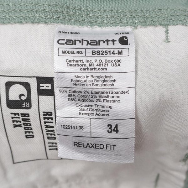 画像3: 00's Carhartt キャンバスワークショーツ (3)