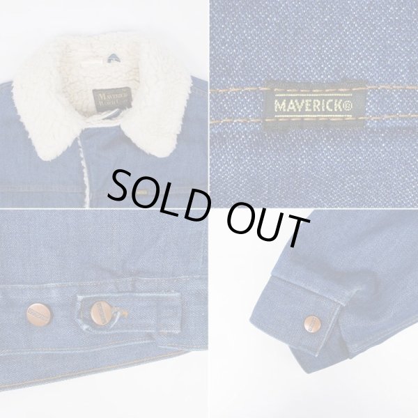 画像4: 70's MAVERICK デニムランチコート “SHORT / MADE IN USA” (4)