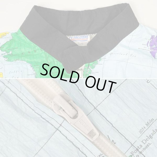 画像4: 90's TY-BREAKERS ペーパージャケット "世界地図柄" (4)