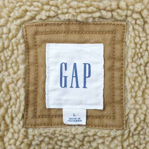 画像3: 00's OLD GAP ボアライナー デッキジャケット (3)