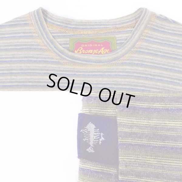 画像4: 90's Bronze Age マルチボーダーTシャツ “MADE IN USA” (4)