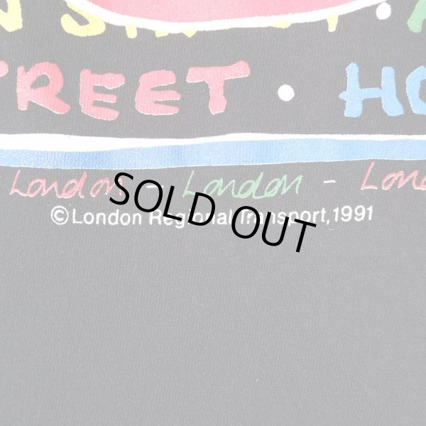 画像3: 90's LONDON UNDERGROUND ロゴプリントTシャツ “MADE IN IRELAND” (3)
