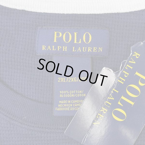画像2: 00's Polo Ralph Lauren L/S コットンサーマル "DEADSTOCK" (2)