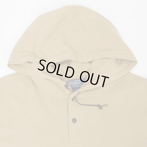 画像3: 00's Polo Ralph Lauren ヘンリ―ネック フーディーカットソー (3)